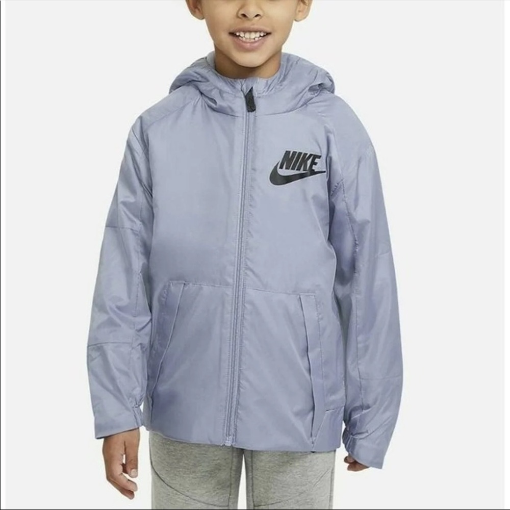 NIKE Glacier Gray Frost Zip Hooded Jacket